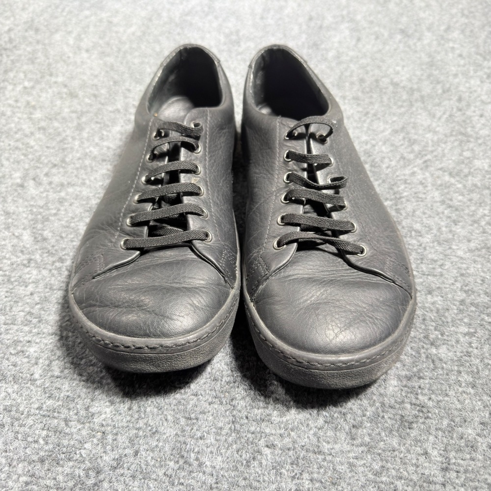 Birchbury Bramfords Black Leather Barefoot Sneakers Mens Size 9 Women's 10.5